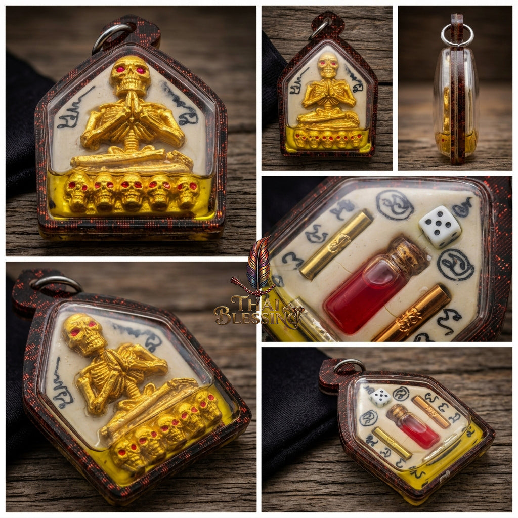 🌞 Por Prai Thong: The Golden Spirit of Infinite Prosperity – Luang Ta Ruam – Itthaje Sacred Powder & Wan Dok Thong Oil (2567) – The Ultimate Alchemical Engine for Financial Magnetism & Divine Charm!