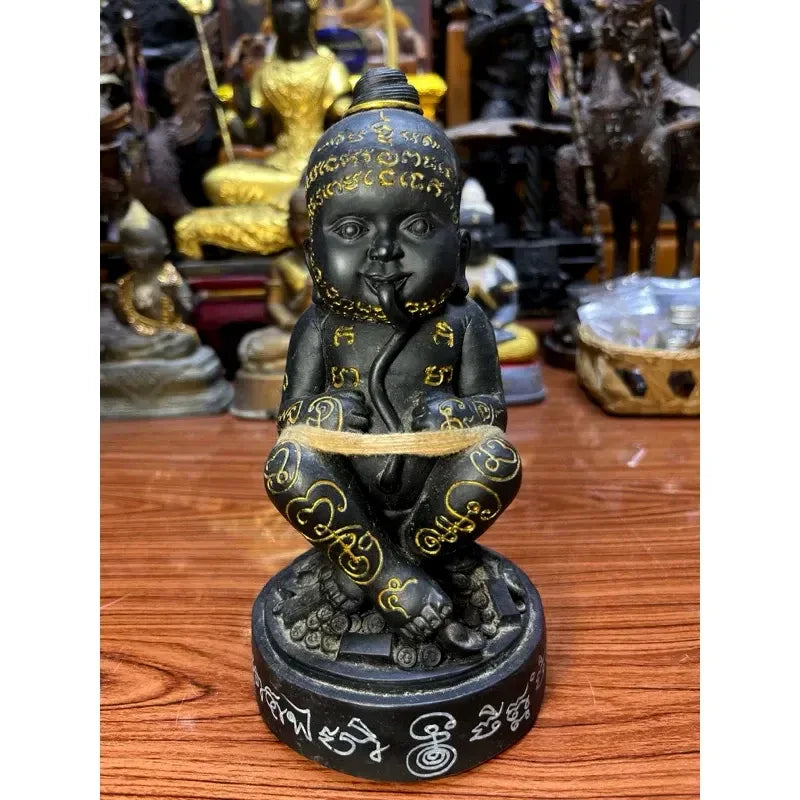✨ Powerful Kuman Thong Dud Lok with Khmer Kampong Cham Formula – Blessed by Luang Pu In Khemtayo, Wat Nong Mek, Surin (Year 2556)
