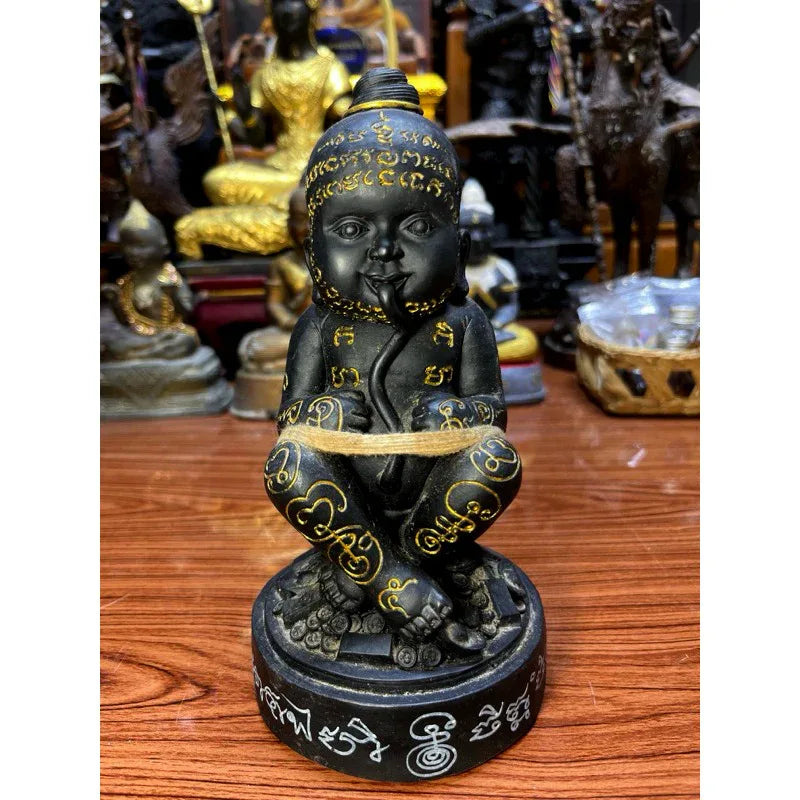 ✨ Powerful Kuman Thong Dud Lok with Khmer Kampong Cham Formula – Blessed by Luang Pu In Khemtayo, Wat Nong Mek, Surin (Year 2556)