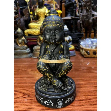 ✨ Powerful Kuman Thong Dud Lok with Khmer Kampong Cham Formula – Blessed by Luang Pu In Khemtayo, Wat Nong Mek, Surin (Year 2556)