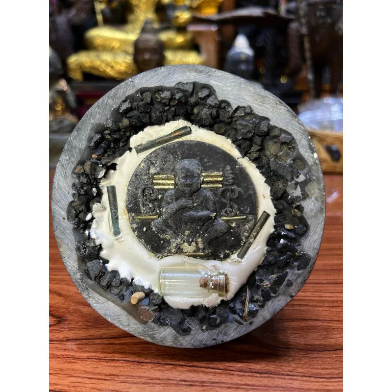 ✨ Powerful Kuman Thong Dud Lok with Khmer Kampong Cham Formula – Blessed by Luang Pu In Khemtayo, Wat Nong Mek, Surin (Year 2556)