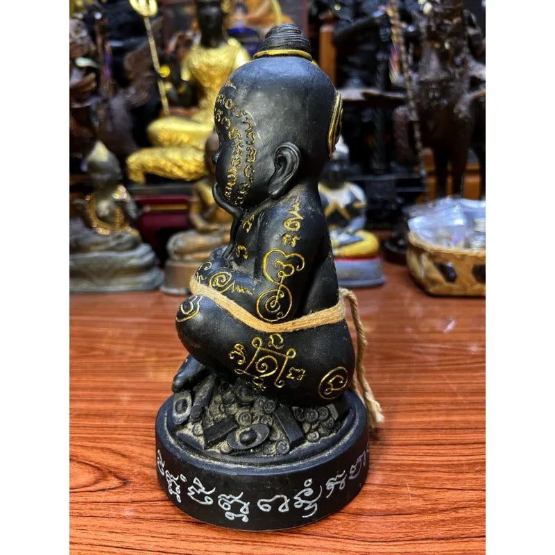 ✨ Powerful Kuman Thong Dud Lok with Khmer Kampong Cham Formula – Blessed by Luang Pu In Khemtayo, Wat Nong Mek, Surin (Year 2556)