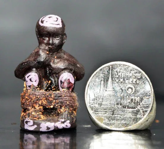 ✨ Ultimate Charm & Prosperity – Kuman Thong Dud Rok Spirit Child Amulet by Luang Pu In for Luck & Loving Metta ✨