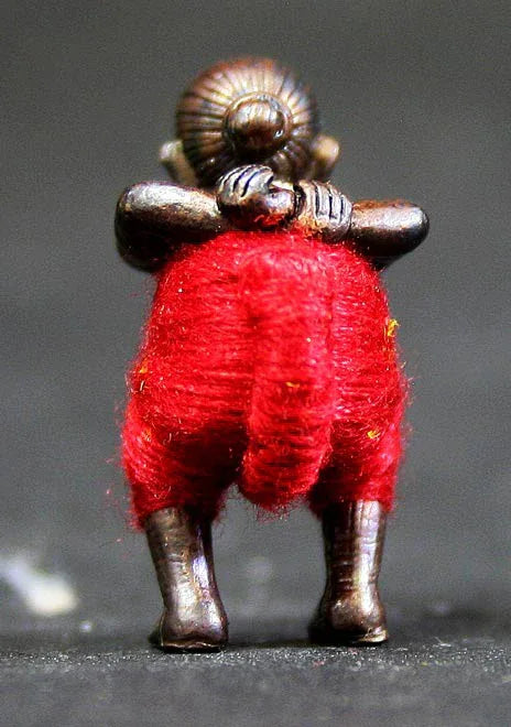 ✨ Powerful Hun Payont Red Pants Amulet – Ancient Mystic Charm by Luang Pu Kloy, Wat Phu Khao Thong