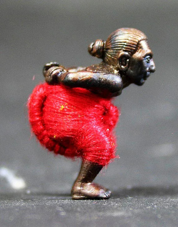 ✨ Powerful Hun Payont Red Pants Amulet – Ancient Mystic Charm by Luang Pu Kloy, Wat Phu Khao Thong
