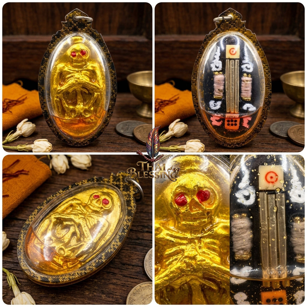 👂 Prai Krasip: The Sovereign Whispering Spirit – Ruesi Somdet (Kruba Det) – Ban Mai Rattanakosin Cemetery – The Ultimate Alchemical Engine for Intuitive Wealth & Hypnotic Attraction!