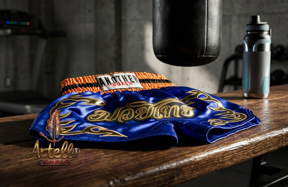 🥊 Muay Thai Shorts Premium Satin Thai Boxing Shorts – Kickboxing Fight Shorts for MMA Training | Combat Sports Gear for Men, Women & Kids