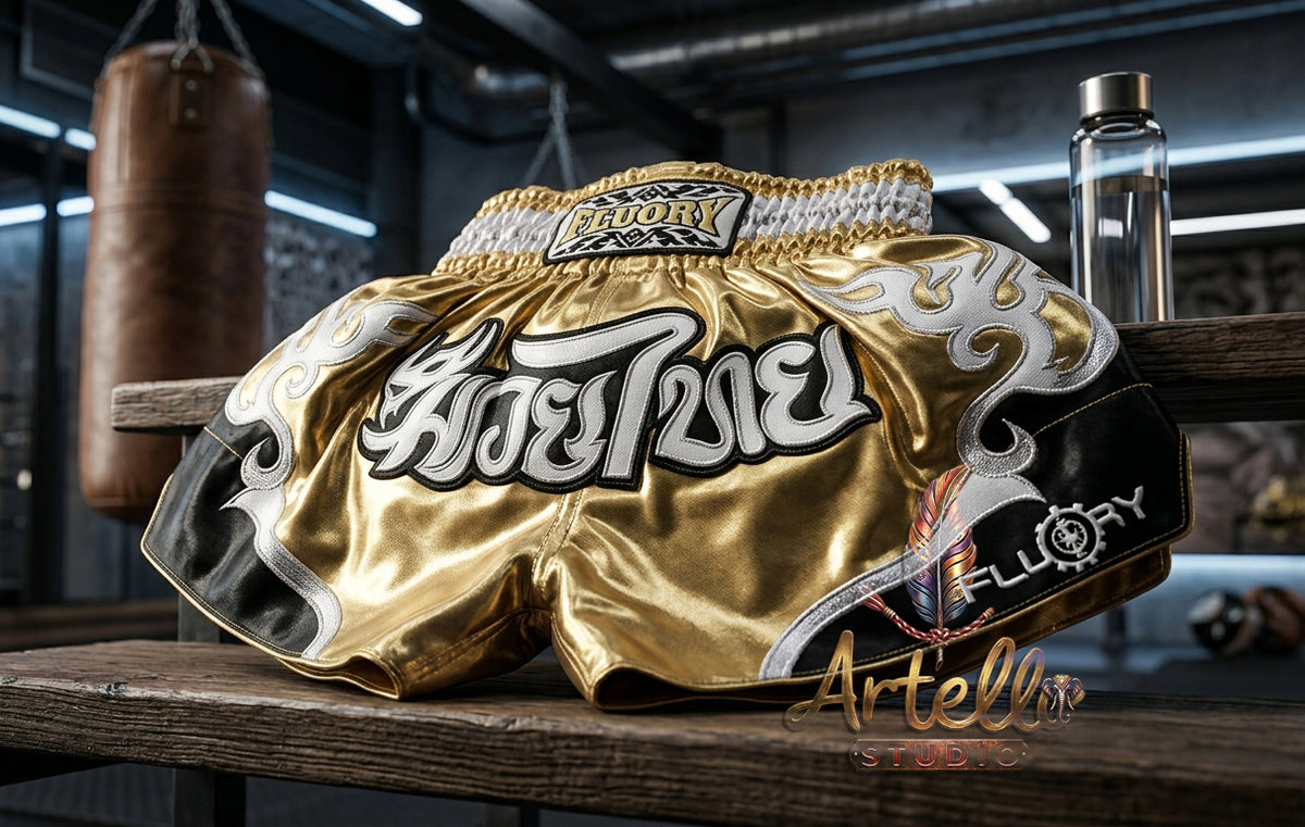 🥊 Muay Thai Shorts Premium Satin Thai Boxing Shorts – Kickboxing Fight Shorts for MMA Training | Combat Sports Gear for Men, Women & Kids