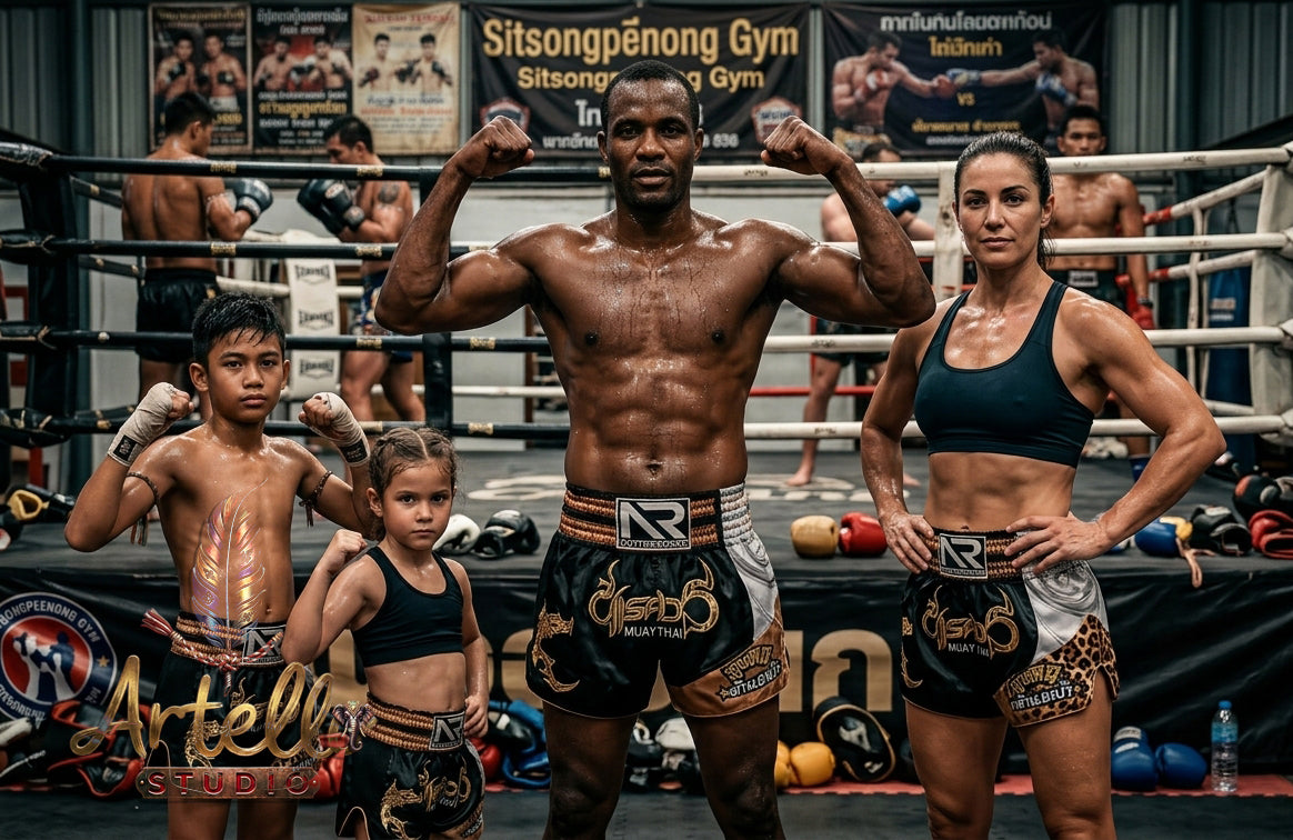 🥊 Muay Thai Shorts Premium Satin Thai Boxing Shorts – Kickboxing Fight Shorts for MMA Training | Combat Sports Gear for Men, Women & Kids