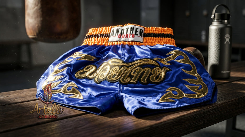 🥊 Muay Thai Shorts Premium Satin Thai Boxing Shorts – Kickboxing Fight Shorts for MMA Training | Combat Sports Gear for Men, Women & Kids