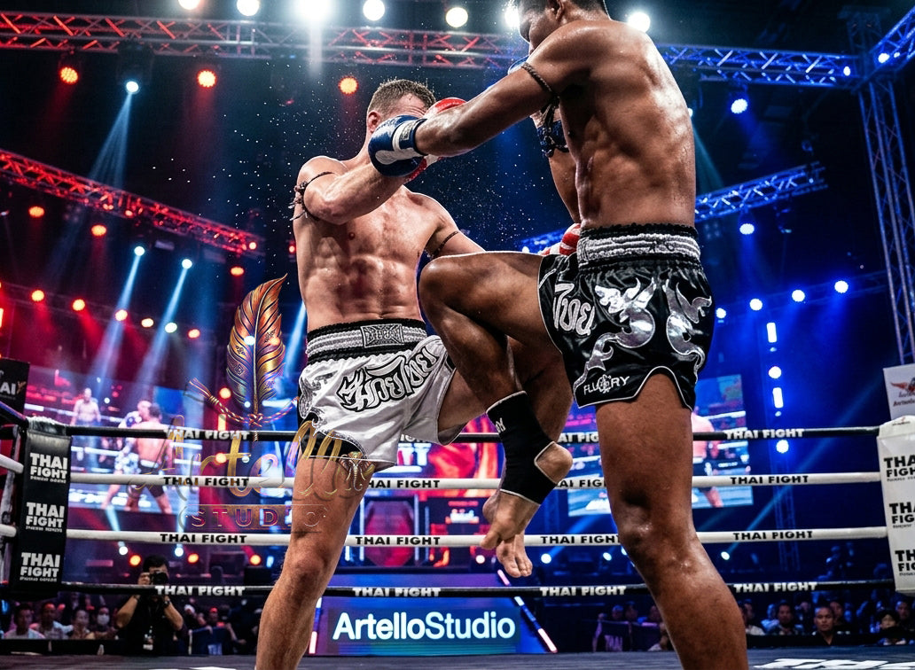 🥊 Muay Thai Shorts Premium Satin Thai Boxing Shorts – Kickboxing Fight Shorts for MMA Training | Combat Sports Gear for Men, Women & Kids