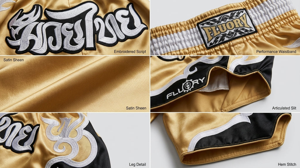 🥊 Muay Thai Shorts Premium Satin Thai Boxing Shorts – Kickboxing Fight Shorts for MMA Training | Combat Sports Gear for Men, Women & Kids