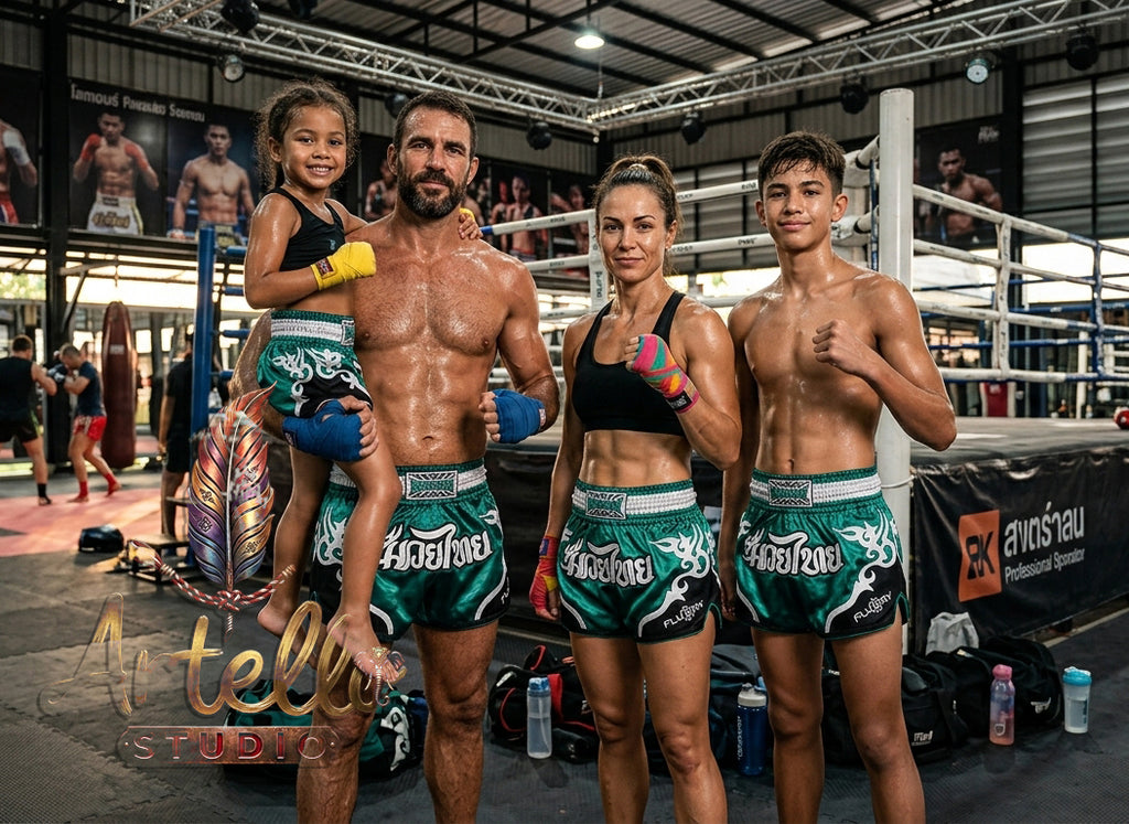 🥊 Muay Thai Shorts Premium Satin Thai Boxing Shorts – Kickboxing Fight Shorts for MMA Training | Combat Sports Gear for Men, Women & Kids