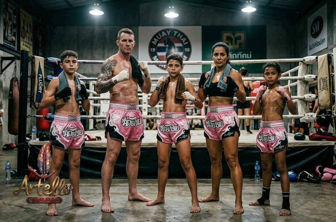 🥊 Muay Thai Shorts Premium Satin Thai Boxing Shorts – Kickboxing Fight Shorts for MMA Training | Combat Sports Gear for Men, Women & Kids