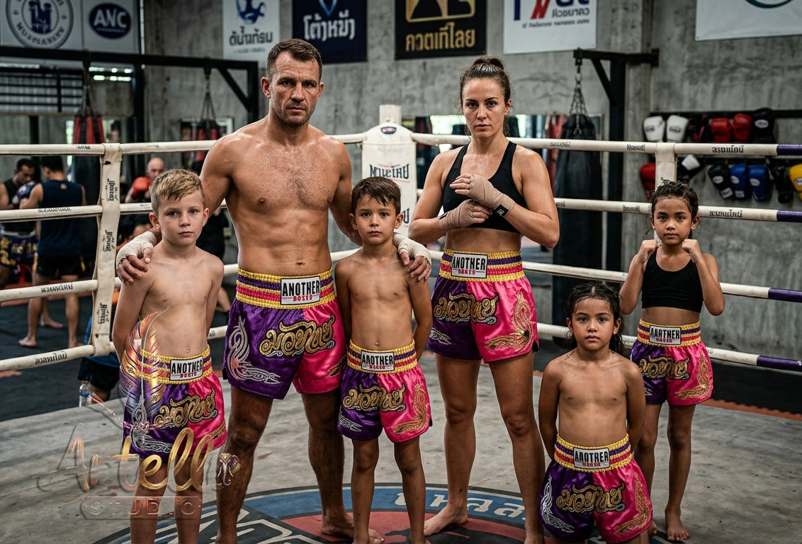 🥊 Muay Thai Shorts Premium Satin Thai Boxing Shorts – Kickboxing Fight Shorts for MMA Training | Combat Sports Gear for Men, Women & Kids