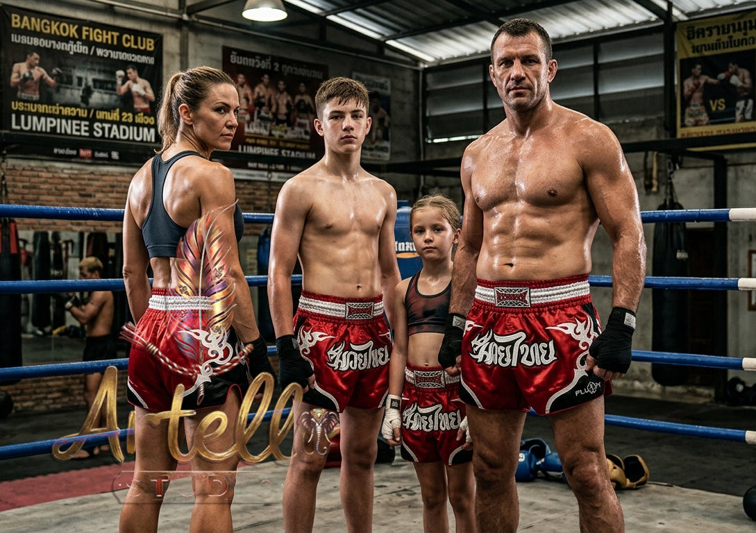 🥊 Muay Thai Shorts Premium Satin Thai Boxing Shorts – Kickboxing Fight Shorts for MMA Training | Combat Sports Gear for Men, Women & Kids