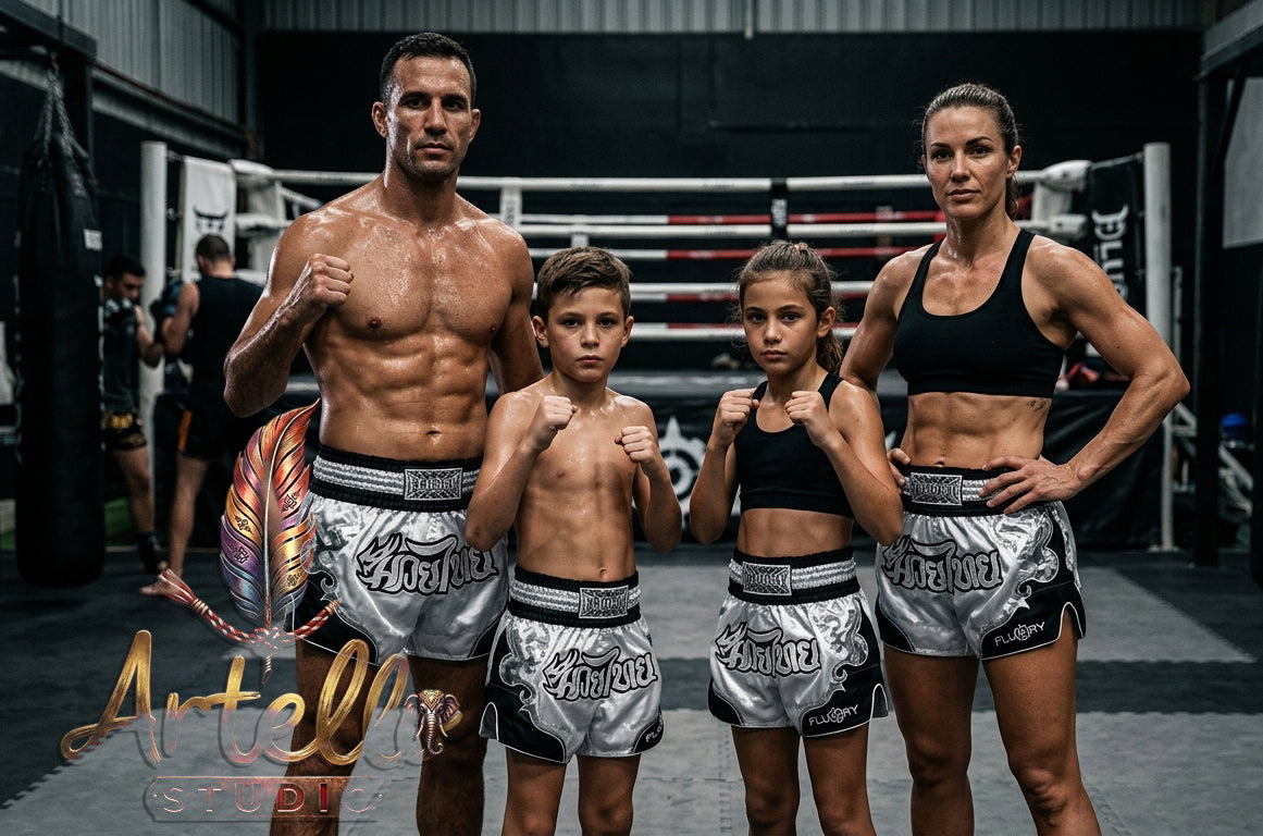 🥊 Muay Thai Shorts Premium Satin Thai Boxing Shorts – Kickboxing Fight Shorts for MMA Training | Combat Sports Gear for Men, Women & Kids