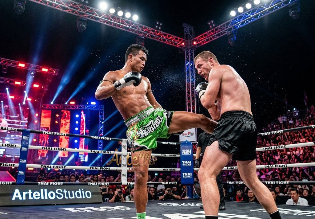 🥊 Muay Thai Shorts Premium Satin Thai Boxing Shorts – Kickboxing Fight Shorts for MMA Training | Combat Sports Gear for Men, Women & Kids