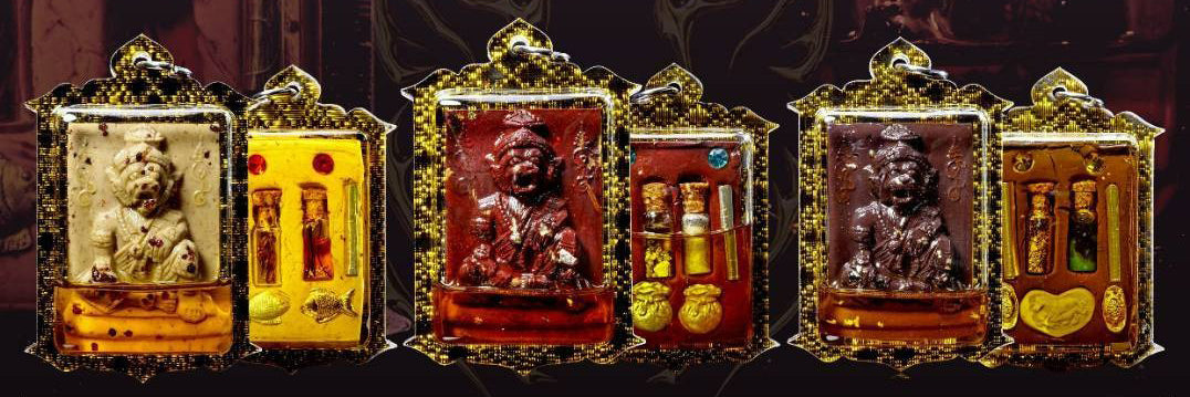 ✨ Guardian Spirit of Charm & Protection – Pu Chao Saming Phrai Incense Powder Amulet Infused with Sacred Mekong Minerals by Luang Pu Thongwan