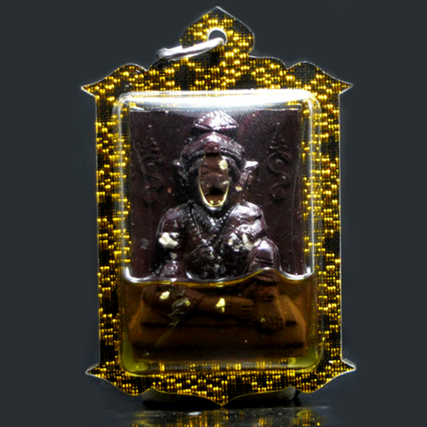 ✨ Guardian Spirit of Charm & Protection – Pu Chao Saming Phrai Incense Powder Amulet Infused with Sacred Mekong Minerals by Luang Pu Thongwan