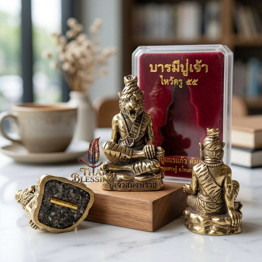🔱 Pu Jao Saming Prai – The Sovereign Master of Command & Hypnotic Attraction – Barami Pu Jao Edition – Luang Pu Nen Kaew (2554) – The Ultimate Engine for Wealth Dominance, Irresistible Charisma, and Unstoppable Power!