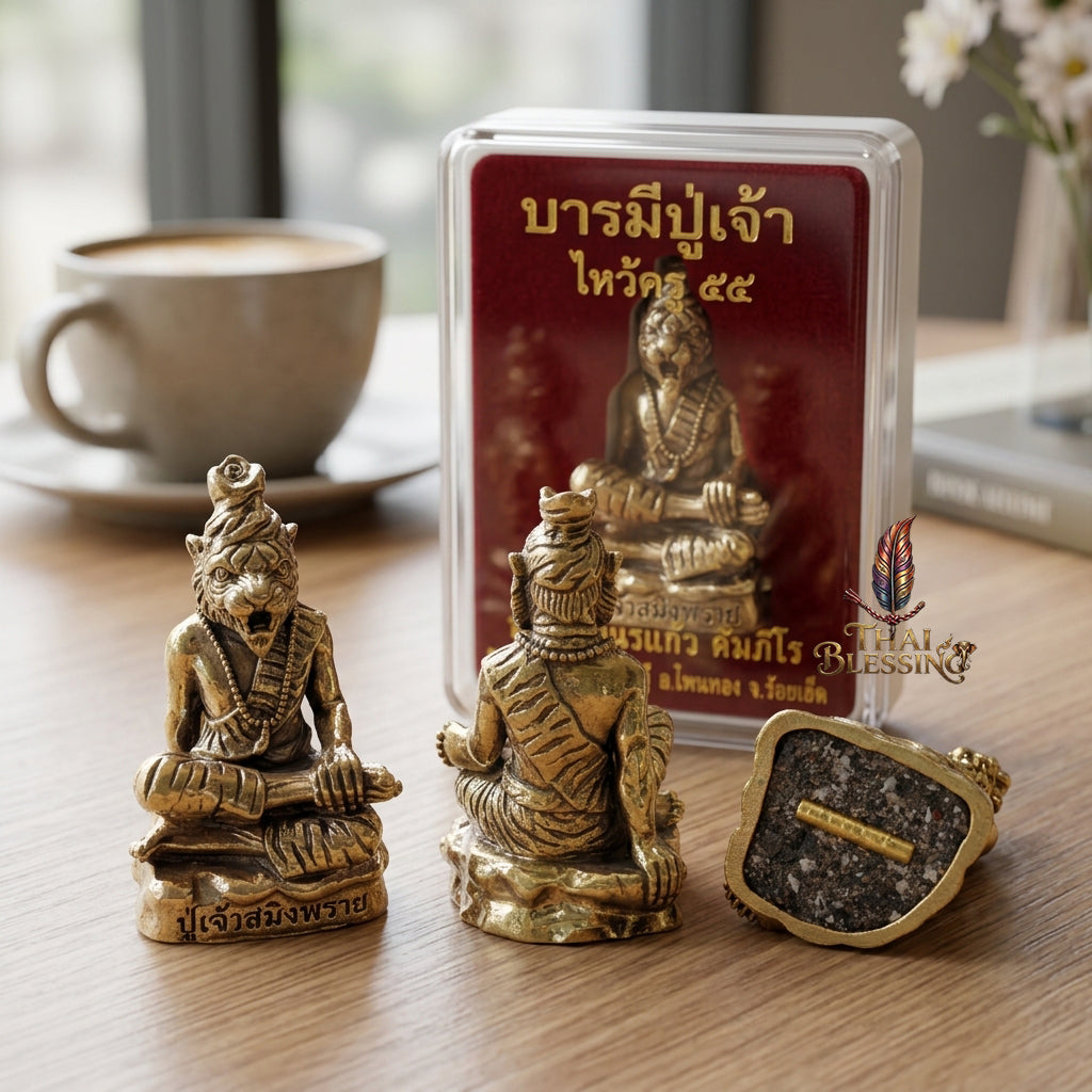 🔱 Pu Jao Saming Prai – The Sovereign Master of Command & Hypnotic Attraction – Barami Pu Jao Edition – Luang Pu Nen Kaew (2554) – The Ultimate Engine for Wealth Dominance, Irresistible Charisma, and Unstoppable Power!
