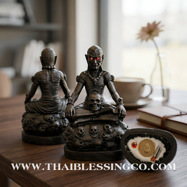 🦅💰Pu Kai Kaew (The Sovereign Gargoyle Master) – Sacred Resin Altar Edition – Lersi Alawaka (Pu Dev), Ban Maha Lap – The Divine Engine for Shadow-Authority, Unstoppable Wealth, and Imperial Life Elevation!
