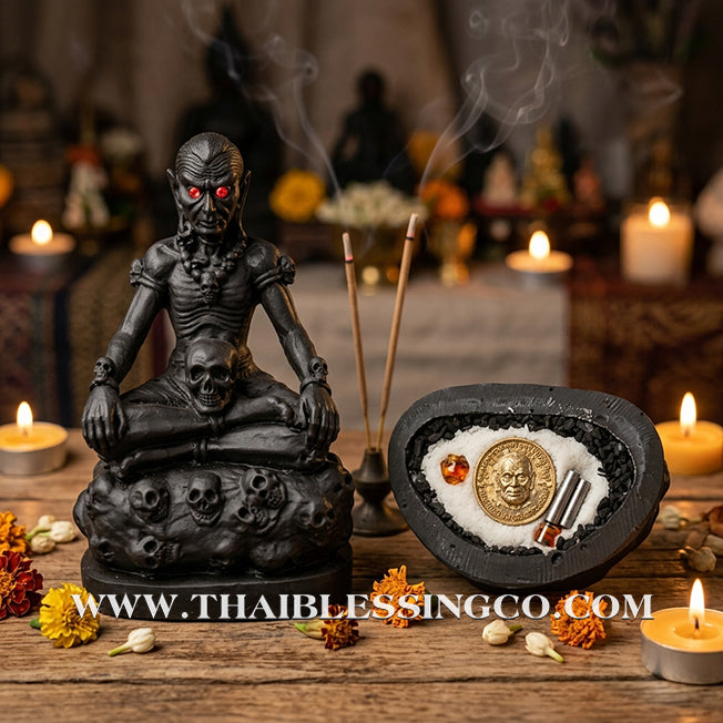 🦅💰Pu Kai Kaew (The Sovereign Gargoyle Master) – Sacred Resin Altar Edition – Lersi Alawaka (Pu Dev), Ban Maha Lap – The Divine Engine for Shadow-Authority, Unstoppable Wealth, and Imperial Life Elevation!