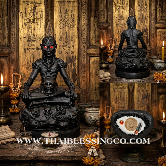 🦅💰Pu Kai Kaew (The Sovereign Gargoyle Master) – Sacred Resin Altar Edition – Lersi Alawaka (Pu Dev), Ban Maha Lap – The Divine Engine for Shadow-Authority, Unstoppable Wealth, and Imperial Life Elevation!