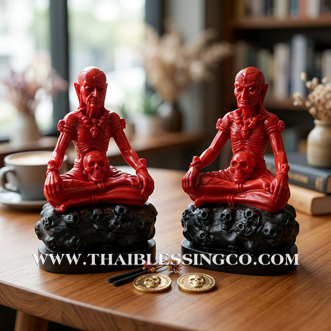 🦅💰Pu Kai Kaew (The Sovereign Gargoyle Master) – Sacred Resin Altar Edition – Lersi Alawaka (Pu Dev), Ban Maha Lap – The Divine Engine for Shadow-Authority, Unstoppable Wealth, and Imperial Life Elevation!