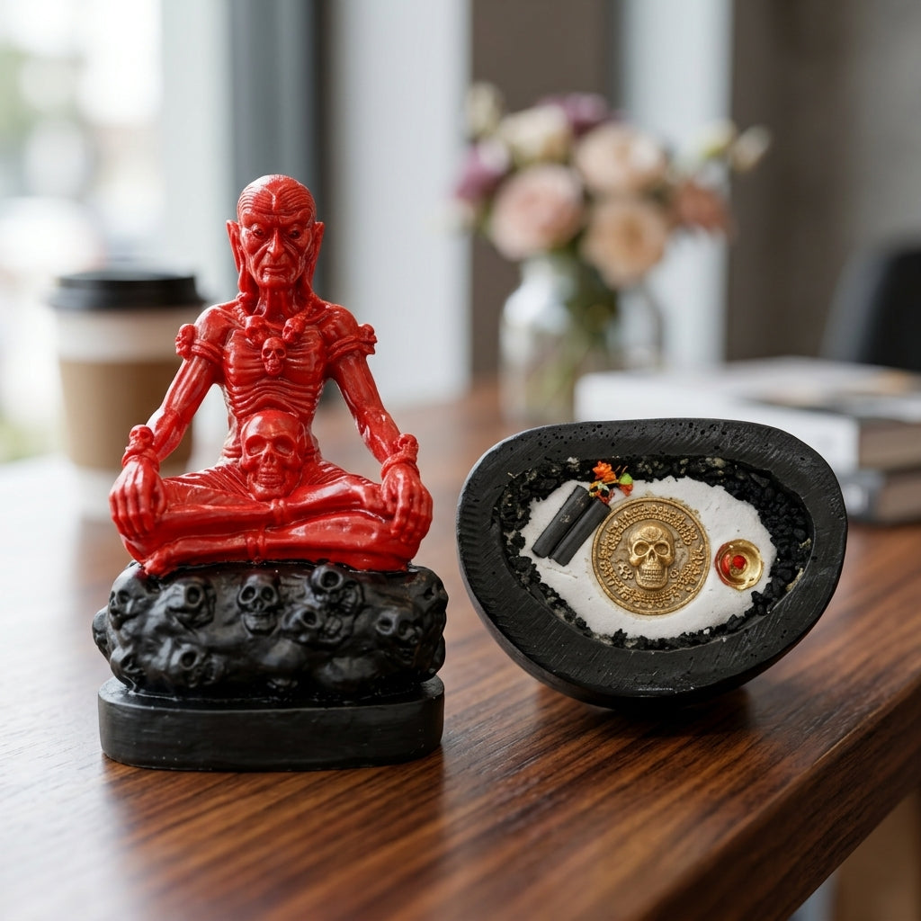 🦅💰Pu Kai Kaew (The Sovereign Gargoyle Master) – Sacred Resin Altar Edition – Lersi Alawaka (Pu Dev), Ban Maha Lap – The Divine Engine for Shadow-Authority, Unstoppable Wealth, and Imperial Life Elevation!