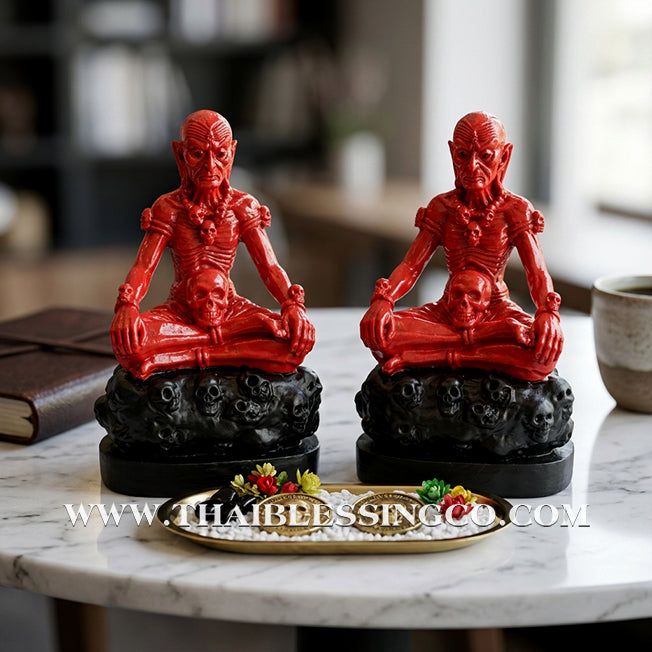 🦅💰Pu Kai Kaew (The Sovereign Gargoyle Master) – Sacred Resin Altar Edition – Lersi Alawaka (Pu Dev), Ban Maha Lap – The Divine Engine for Shadow-Authority, Unstoppable Wealth, and Imperial Life Elevation!