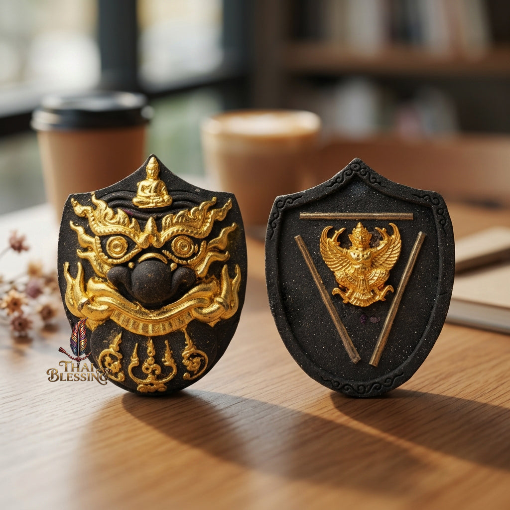 🔱 Rahu Kam Duang – The Sovereign Destroyer of Obstacles & Architect of Rising Destiny – "Barami Pu Jao" Edition – Luang Pu Nen Kaew (2555) – The Ultimate Engine for Wealth Ascension, Elite Command, and Unstoppable Luck!