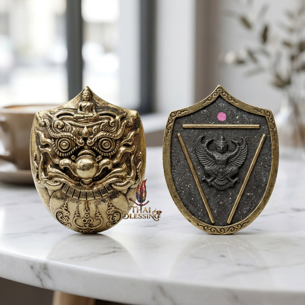 🔱 Rahu Kam Duang – The Sovereign Destroyer of Obstacles & Architect of Rising Destiny – "Barami Pu Jao" Edition – Luang Pu Nen Kaew (2555) – The Ultimate Engine for Wealth Ascension, Elite Command, and Unstoppable Luck!