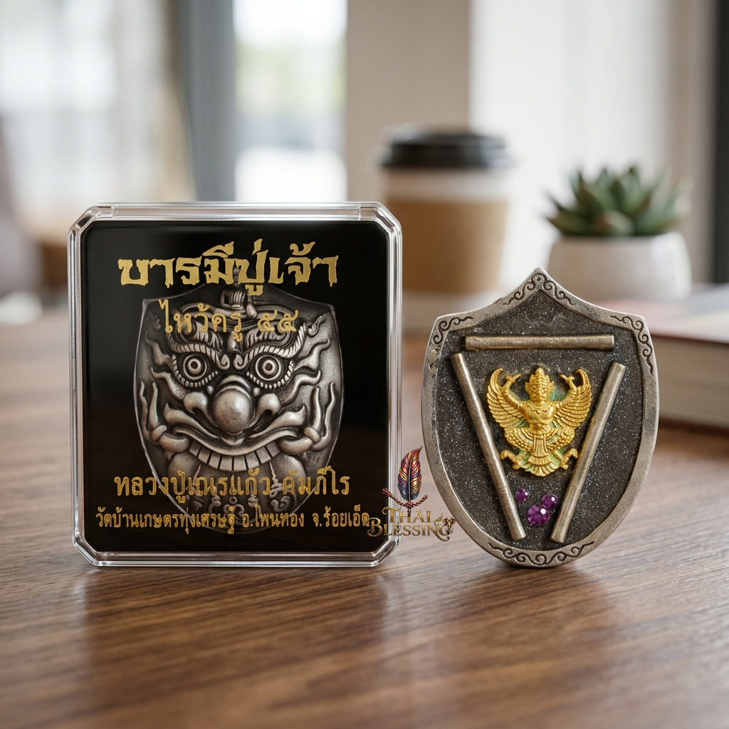 🔱 Rahu Kam Duang – The Sovereign Destroyer of Obstacles & Architect of Rising Destiny – "Barami Pu Jao" Edition – Luang Pu Nen Kaew (2555) – The Ultimate Engine for Wealth Ascension, Elite Command, and Unstoppable Luck!