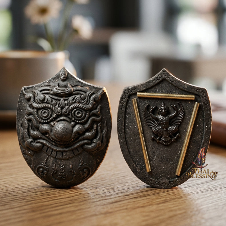 🔱 Rahu Kam Duang – The Sovereign Destroyer of Obstacles & Architect of Rising Destiny – "Barami Pu Jao" Edition – Luang Pu Nen Kaew (2555) – The Ultimate Engine for Wealth Ascension, Elite Command, and Unstoppable Luck!