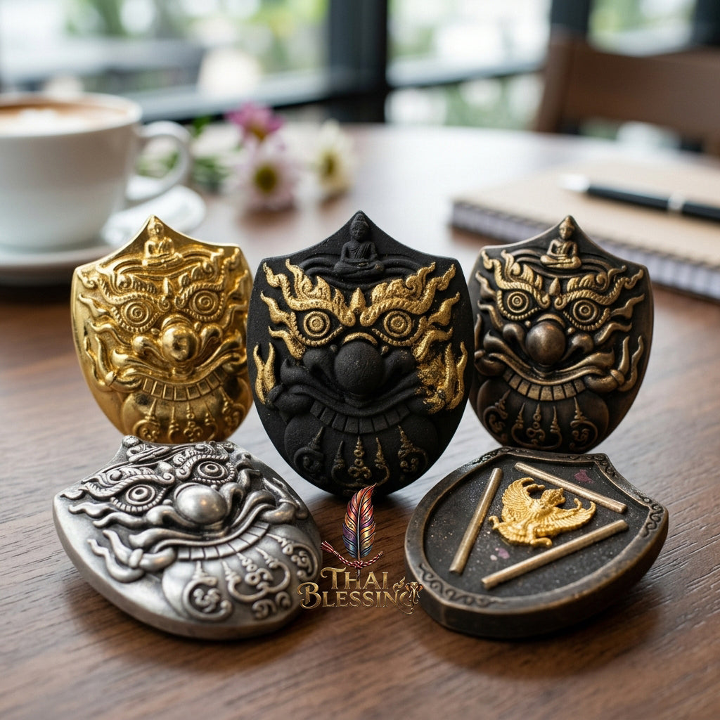 🔱 Rahu Kam Duang – The Sovereign Destroyer of Obstacles & Architect of Rising Destiny – "Barami Pu Jao" Edition – Luang Pu Nen Kaew (2555) – The Ultimate Engine for Wealth Ascension, Elite Command, and Unstoppable Luck!