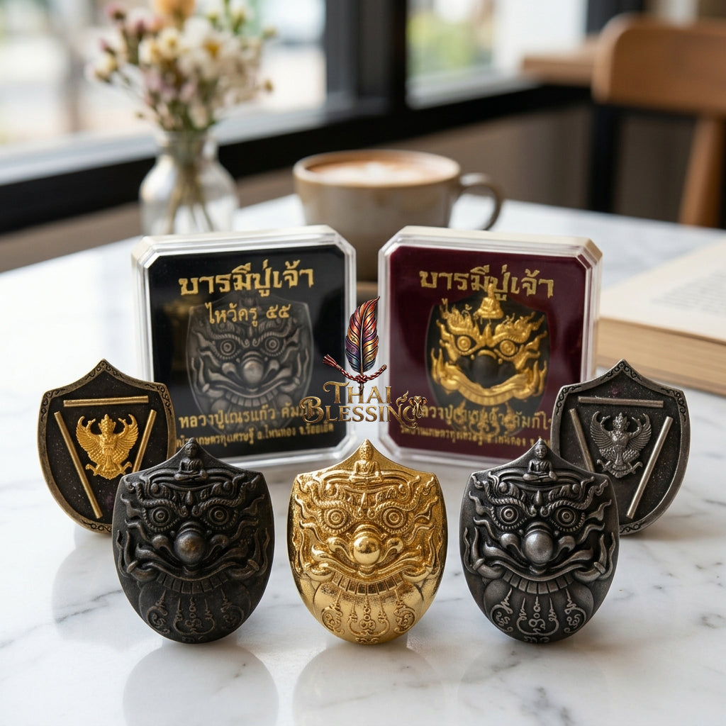 🔱 Rahu Kam Duang – The Sovereign Destroyer of Obstacles & Architect of Rising Destiny – "Barami Pu Jao" Edition – Luang Pu Nen Kaew (2555) – The Ultimate Engine for Wealth Ascension, Elite Command, and Unstoppable Luck!