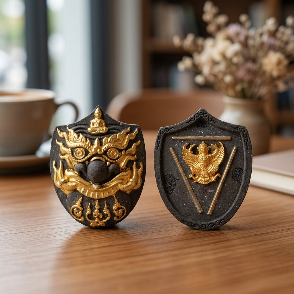 🔱 Rahu Kam Duang – The Sovereign Destroyer of Obstacles & Architect of Rising Destiny – "Barami Pu Jao" Edition – Luang Pu Nen Kaew (2555) – The Ultimate Engine for Wealth Ascension, Elite Command, and Unstoppable Luck!