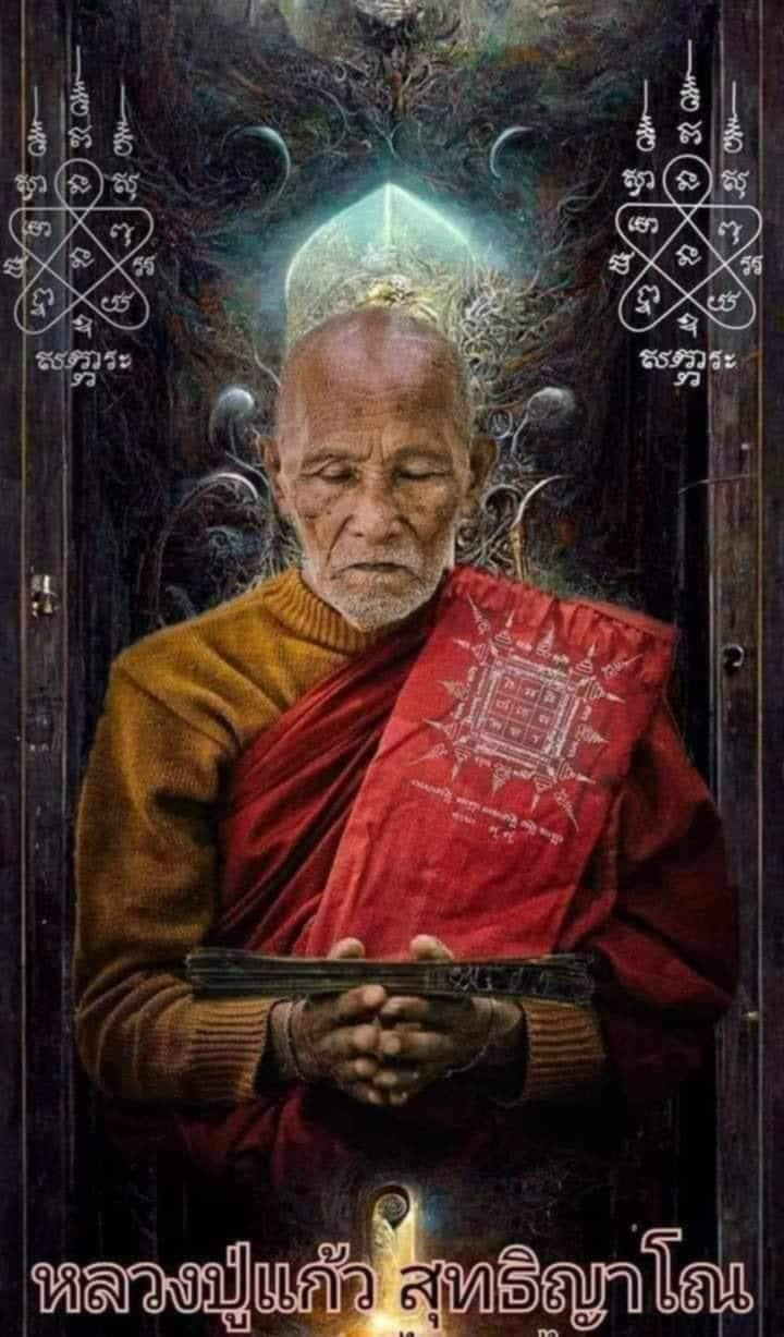 👤 Red Radiant Power Hun Payont Figurine – Fierce Business Warrior & Protector by Luang Pu Kaew