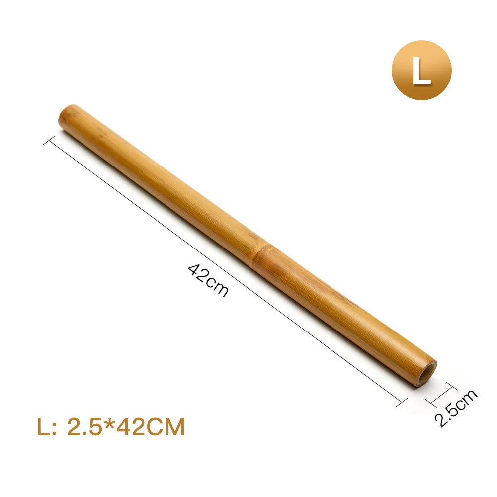 Natural Bamboo Massage Sticks Wood Therapy Anti Cellulite Gua Sha Massager Muscle Pain Relief Maderoterapia Scraping Tool L-2.5cm