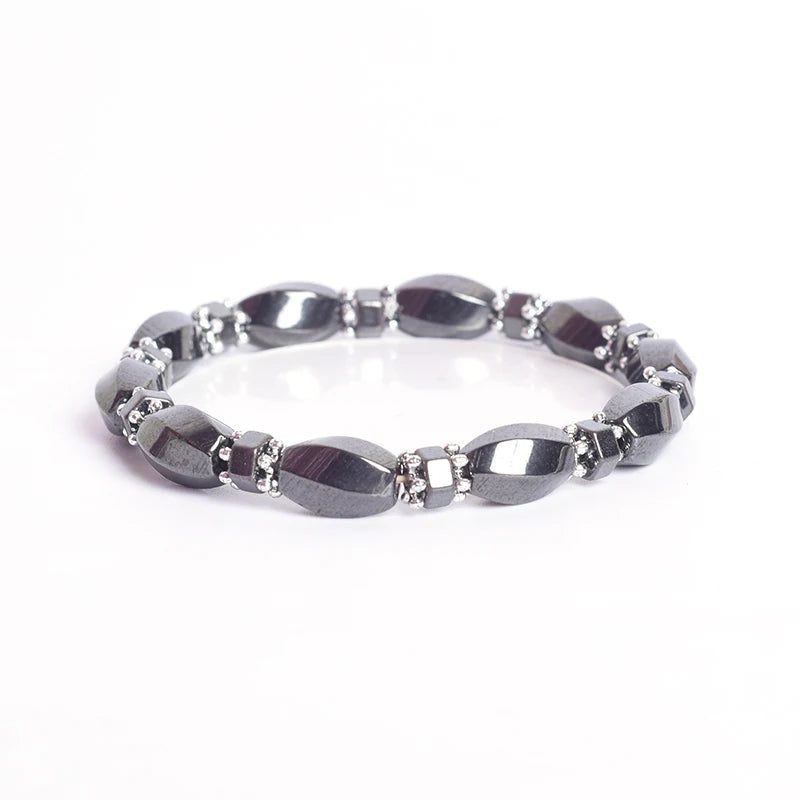 ✨ Bohemian Therapeutic Magnetic Hematite Bracelet – Homme Body Slimming & Weight Loss Health Care Jewelry – Couple Bangle Gift for Women 15