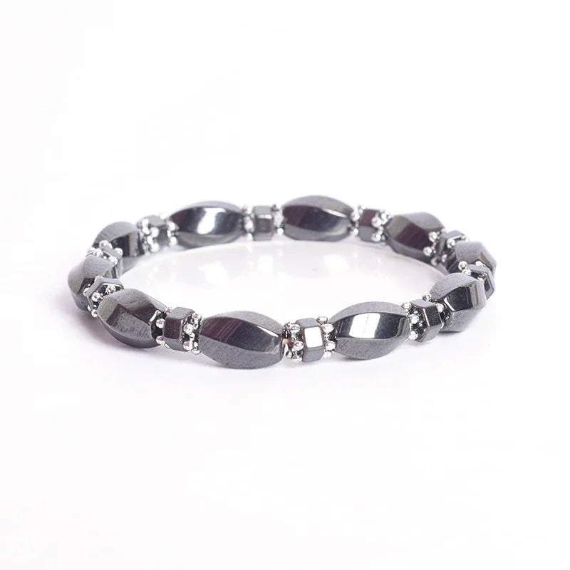 ✨ Bohemian Therapeutic Magnetic Hematite Bracelet – Homme Body Slimming & Weight Loss Health Care Jewelry – Couple Bangle Gift for Women 15