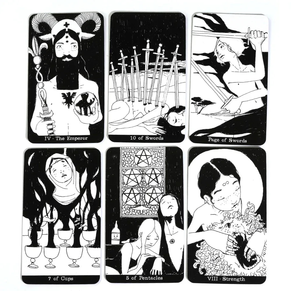 🖤 Disorder Tarot of Innocence Deck – 78 English Edition Cards | Divination, Oracle & Board Game Hybrid | 65 x 118 mm