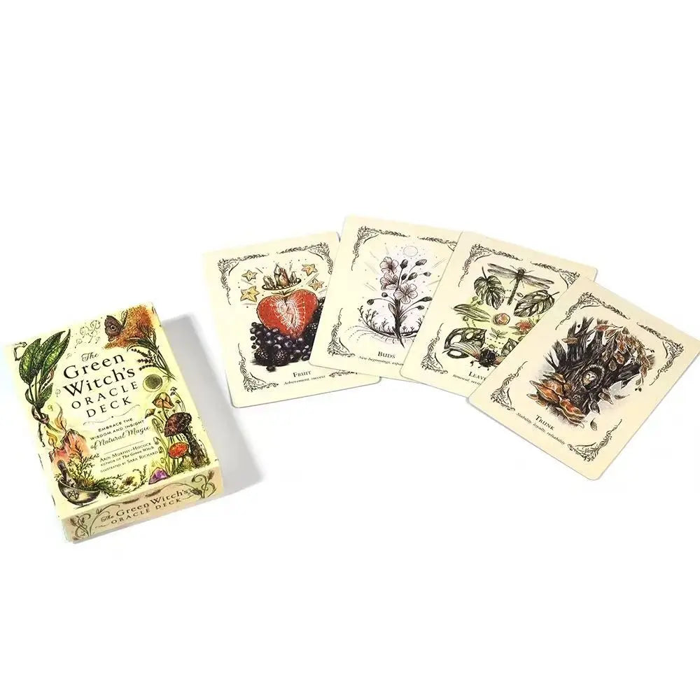 Wise Witch Oracle Deck – 20-Card English Deck (12x7 cm) for Learning Fortune Telling, Divination Methods, and Party Board Games