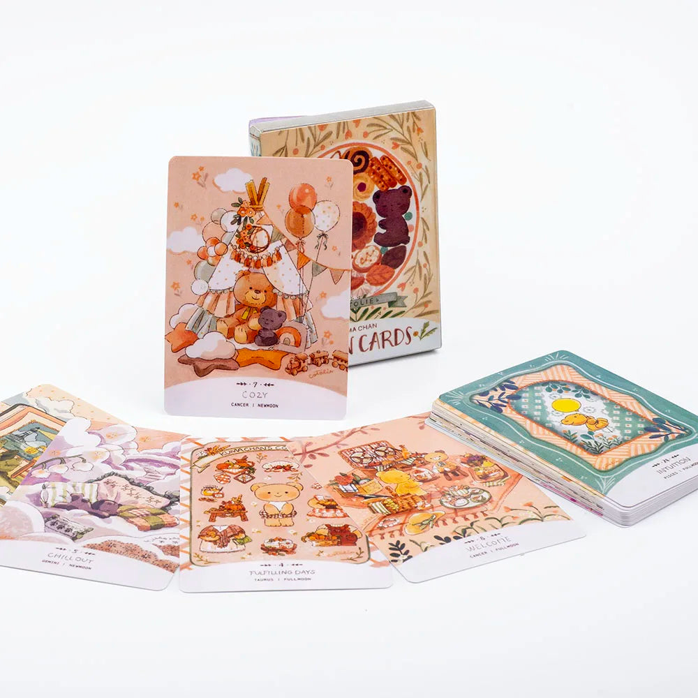 Crystals Healing Cards – 60-Card English Oracle Deck with PDF Guidebook for Crystal & Zodiac Insight TK43K