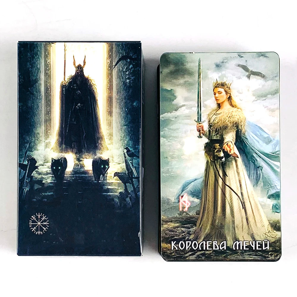 🎃 New Russian Version Tarot Cards | Family Gathering & Mysterious Divination Board Game – Perfect Halloween & Christmas Gift