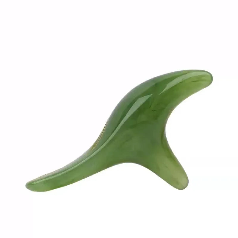 Wooden Triangle Trigger Point Massage Tool – Professional Lymphatic Drainage & Muscle Relief Wood Therapy Tool for Back, Neck, Legs, and Hands﻿ Green