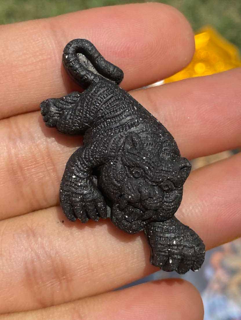 🐯 Master Tiger “Wai Khru 2022” – Sacred Buddha Powder Guardian Amulet for Protection, Courage & Leadership (Wat Bang Phra Lineage)