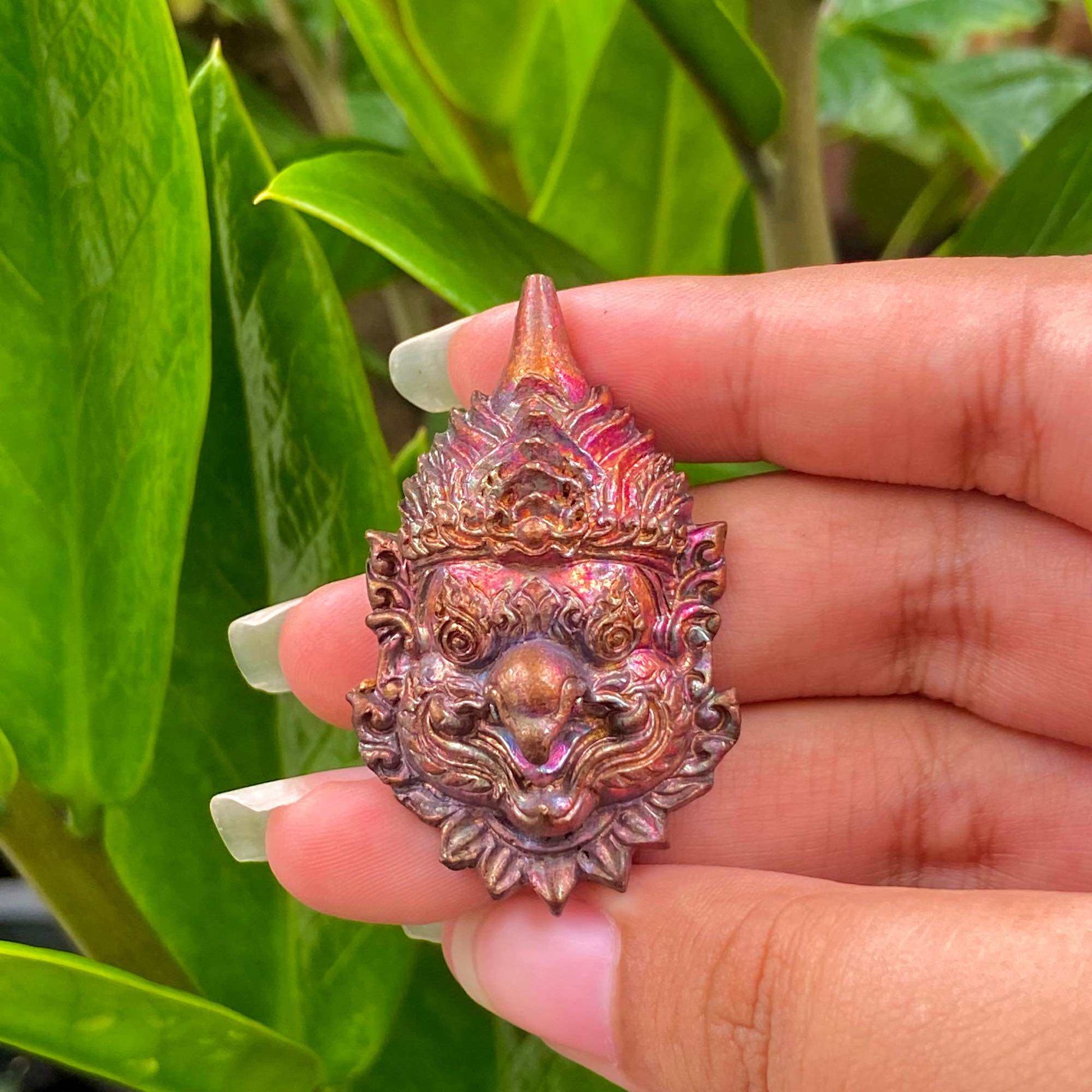 Multilayered Garuda Head Amulet - Spiritual Protection & Wealth Attraction by Kruba Ariyachart